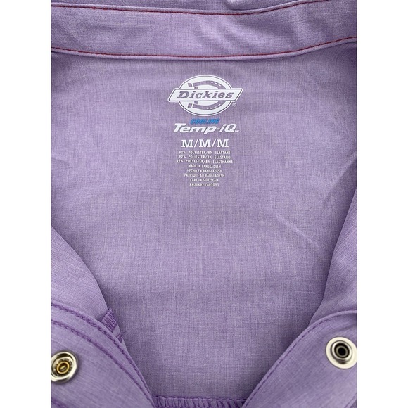 Dickies Womens Long‑Sleeve Temp‑IQ® Cooling Western Shirt Lavender Purple Medium - Picture 5 of 8